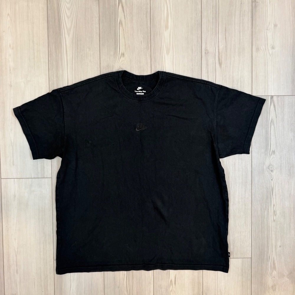 Nike Sportswear Premium Essentials Black T-Shirt Men XXL Loose Fit DO7392-010